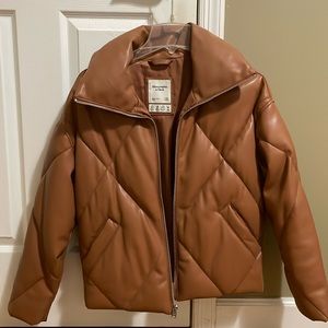 Abercrombie and Fitch Vegan bomber jacket - hard to find color!!!